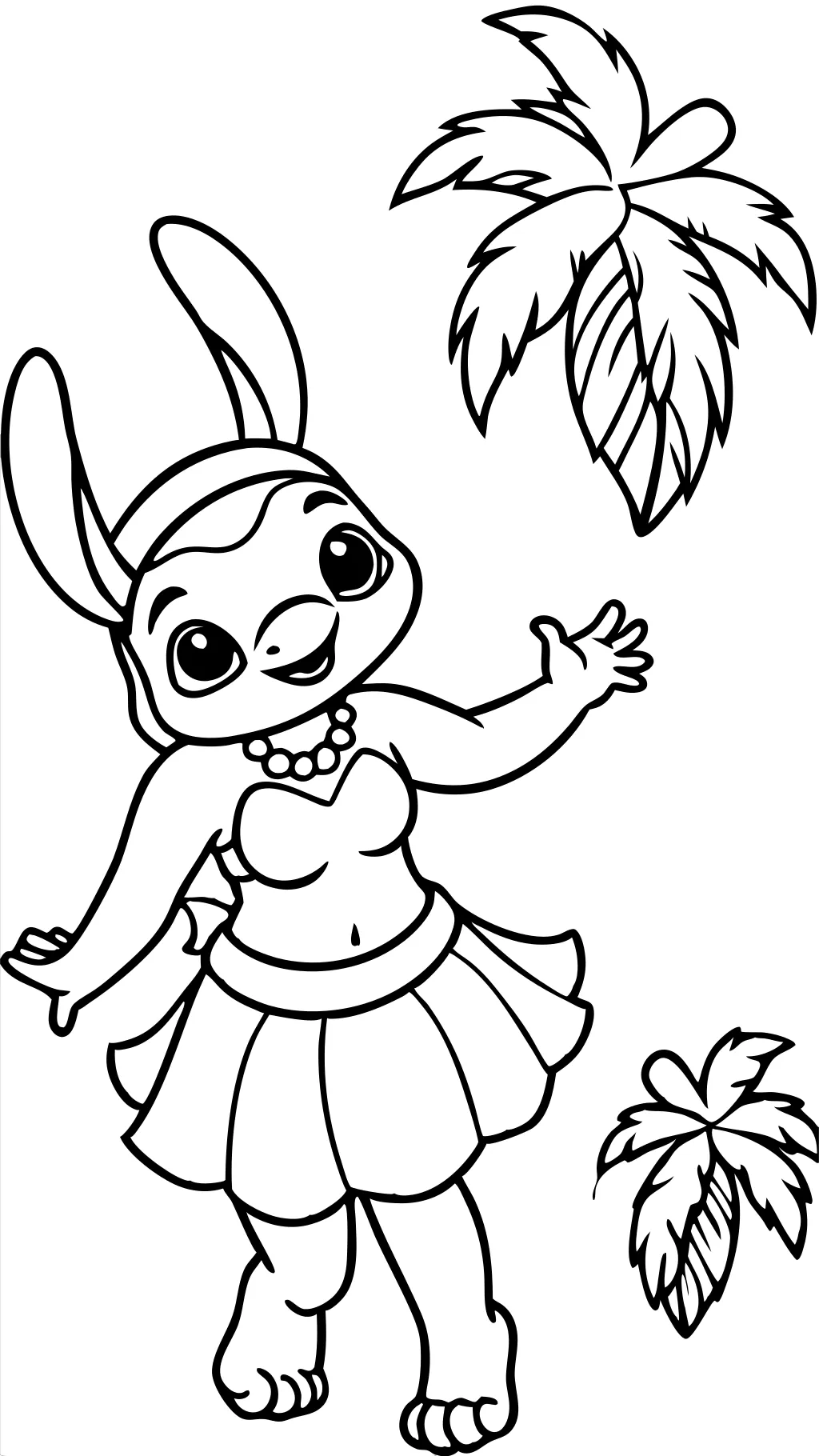 coloring page lilo and stitch